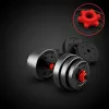 Zestaw hantli 2 × 10 kg ze sztangą — FITCHEMY