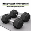 Szesciokatne glowice hantli HEX