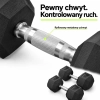 Radelkowany metalowy uchwyt hantla HEX