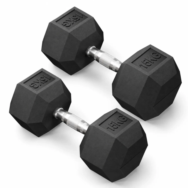 Para hantli HEX Fitchemy, po 15 kg
