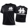 Męska koszulka treningowa z logo — FITCHEMY