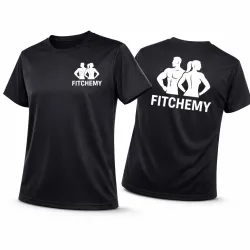 Męska koszulka treningowa z logo — FITCHEMY