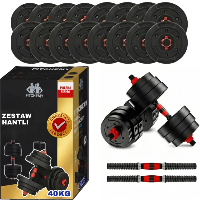 Hantle bitumiczne 2 × 20 kg, zestaw 40 kg — FITCHEMY