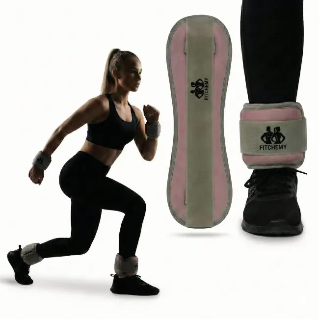 Obciążniki na kostki i nadgarstki 2 × 0,5 kg — FITCHEMY