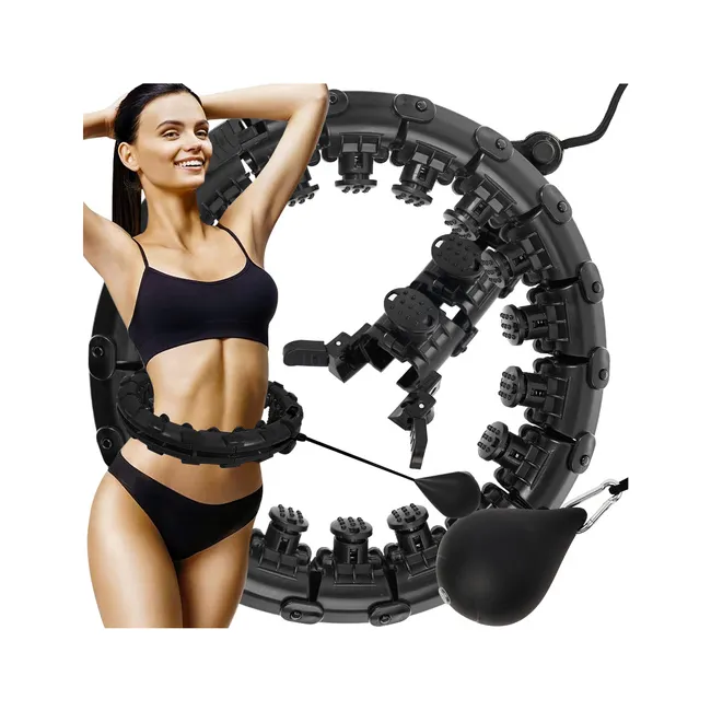 Hula hop z masażerem + obciążnik